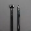 Kábelkötöző 200/4,8mm UV fekete 100db