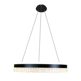   Függesztett Luxus kristály csillár 80W Ø50cm, CCT, Fekete