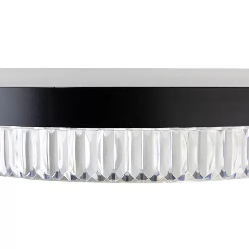 Függesztett Luxus kristály csillár 80W Ø50cm, CCT, Fekete