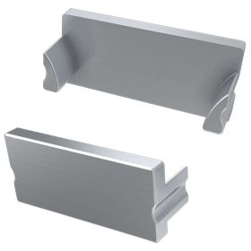   TERRA lépésálló alumínium LED profil véglezáró elem (műanyag, zárt) szürke