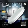 Lagoon vízvédett mennyezeti lámpa 24 W ø320 mm természetes fehér IP44