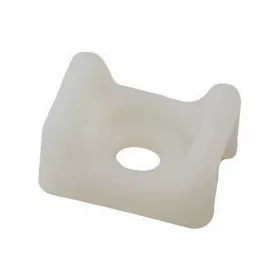 Nyereg Kábelkötözőhöz max 9mm fehér 100db
