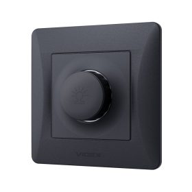   Videx Binera süllyesztett fali dimmer 600W 3 év garancia Fekete