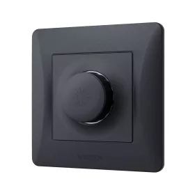   Videx Binera süllyesztett fali dimmer 600W 3 év garancia Fekete