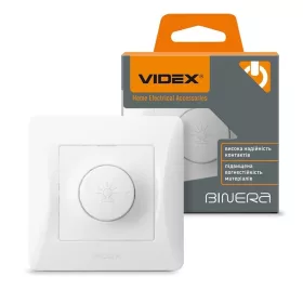  Videx Binera süllyesztett fali dimmer 600W 3 év garancia Fehér