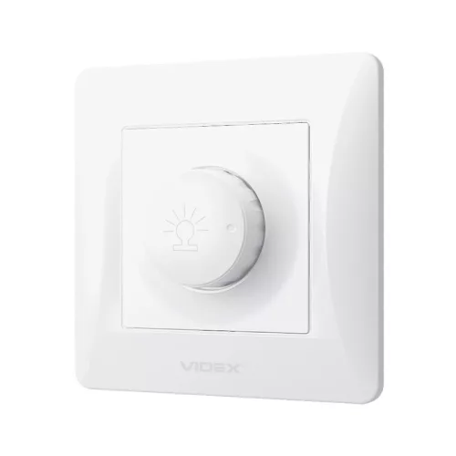 Videx Binera süllyesztett fali dimmer 600W 3 év garancia Fehér