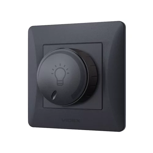 Videx Binera süllyesztett LED fényerőszabályzó 200W 3 év garancia Fekete
