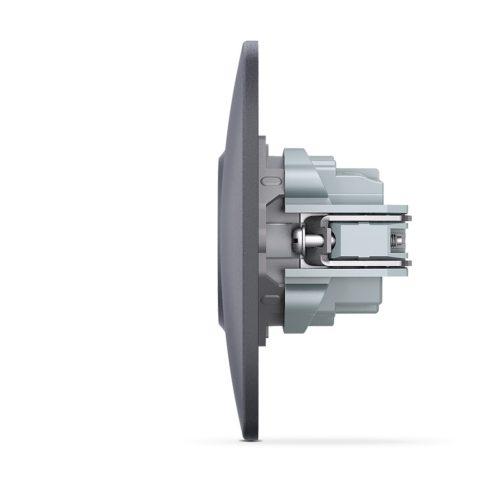 Videx Binera süllyesztett földelt dugalj 3 év garanciával Fekete