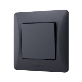   Videx Binera süllyesztett váltókapcsoló 3 év garanciával Fekete