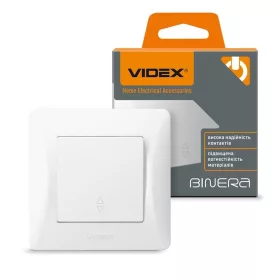   Videx Binera süllyesztett váltókapcsoló 3 év garanciával Fehér