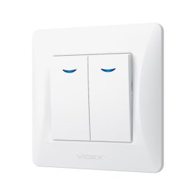   Videx Binera jelzőfényes süllyesztett csillárkapcsoló 3 év garanciával Fehér