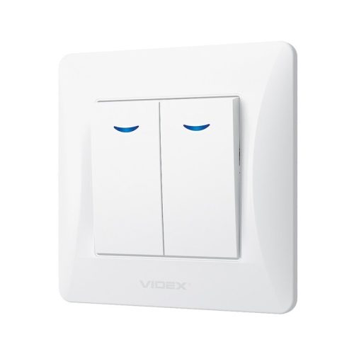 Videx Binera jelzőfényes süllyesztett csillárkapcsoló 3 év garanciával Fehér