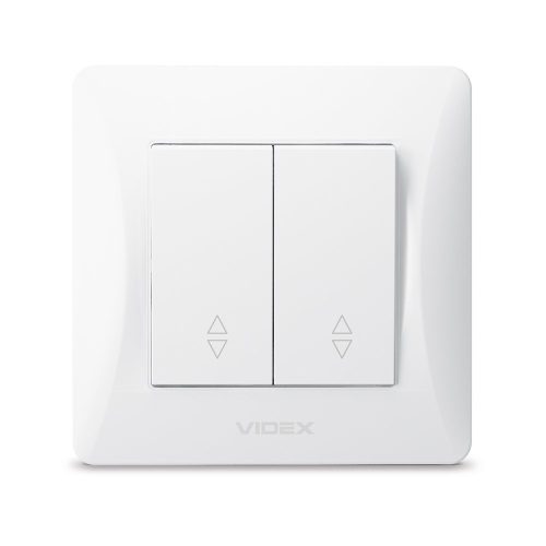 Videx Binera süllyesztett dupla váltókapcsoló 3 év garanciával Fehér