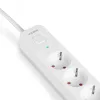 Oncord Professzionális 3-as Hosszabbító Kapcsolóval 2xUSB-A és 1xUSB-C Csatlakozóval 3 Méter Kábel 230V Max. 3680W 16A IP20 – Videx