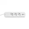 Oncord Professzionális 3-as Hosszabbító Kapcsolóval 2xUSB-A és 1xUSB-C Csatlakozóval 3 Méter Kábel 230V Max. 3680W 16A IP20 – Videx