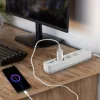 Oncord Professzionális 3-as Hosszabbító Kapcsolóval 2xUSB-A és 1xUSB-C Csatlakozóval 3 Méter Kábel 230V Max. 3680W 16A IP20 – Videx