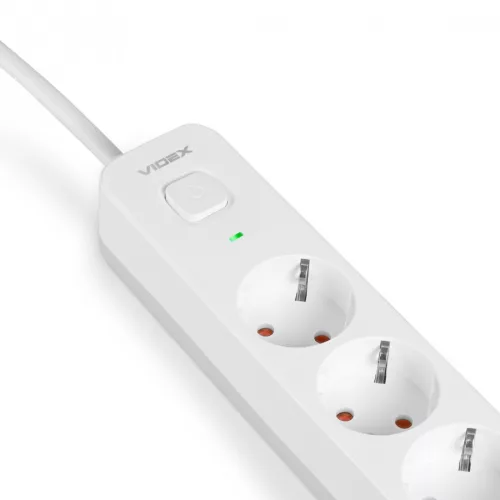 Oncord Professzionális 4-es Hosszabbító Kapcsolóval USB-A és USB-C Csatlakozóval 3 Méter Kábel 230V Max. 3680W 16A IP20 – Videx