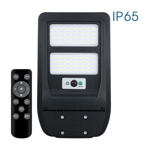 REX Szolár LED Utcai Lámpa 50W, 6400K, 700lm, IP65, 100º, ABS - Vivalux