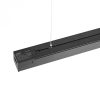 LED összekapcsolható lineáris lámpa 120cm 50W 5000K 5000lm fekete