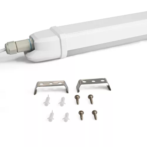 Videx 60cm-es por- és páramentes LED lámpa garázsba, IP65 védettséggel