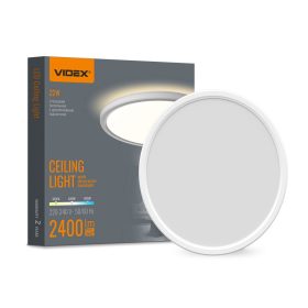 Videx IP54 vízálló, kerek CCT LED mennyezeti lámpa 2400lm fényerővel
