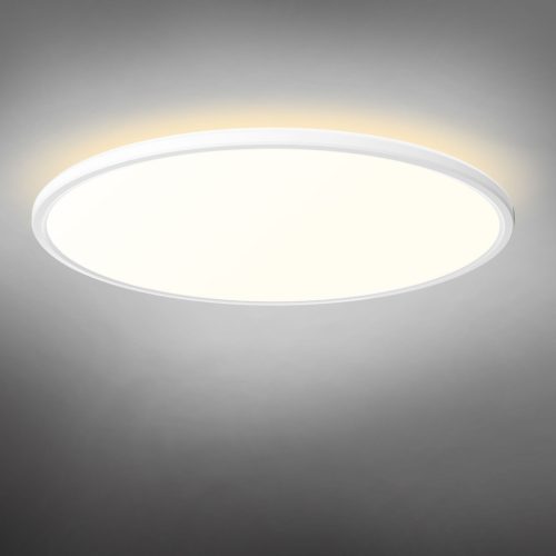 Videx IP54 vízálló, kerek CCT LED mennyezeti lámpa 4800lm fényerővel, 50cm átmérővel