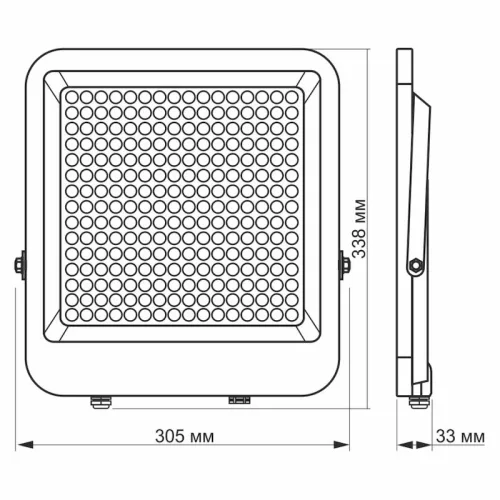 Videx Prémium LED reflektor 200W, 5000K, 26000lm 90°