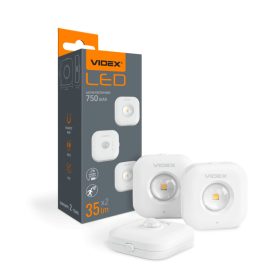   Mágneses LED lámpák mozgásérzékelővel CCT (2db lámpa+ 1db szenzor) -Videx