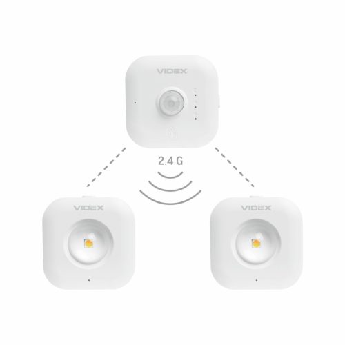 Mágneses LED lámpák mozgásérzékelővel CCT (2db lámpa+ 1db szenzor) -Videx