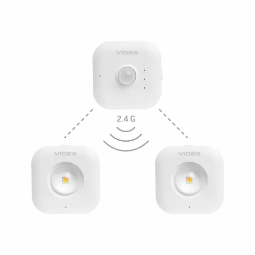 Mágneses LED lámpák mozgásérzékelővel CCT (2db lámpa+ 1db szenzor) -Videx