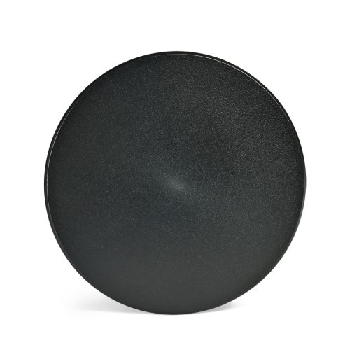 Videx modern fekete kerek LED fali lámpa 25cm, falra kürtérre és beltérre, 18W teljesítménnyel és IP65 vízállósággal