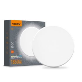 Videx modern fehér kerek LED fali lámpa, 25cm, 18W teljesítménnyel és IP65 vízállósággal
