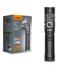   VIDEX LED zseblámpa és fejlámpa forgatható fejjel 1200lm 5000K