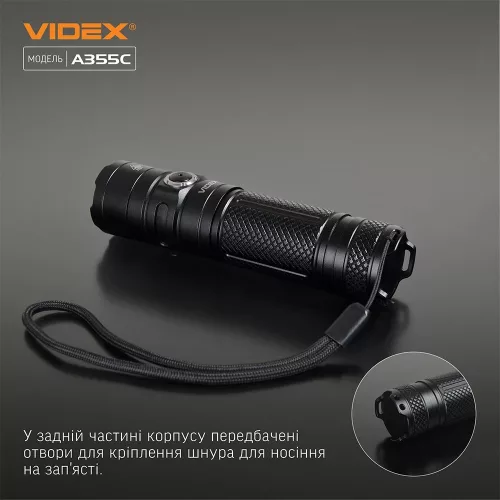 VIDEX LED zseblámpa akkumulátorral 4500lm 5000K