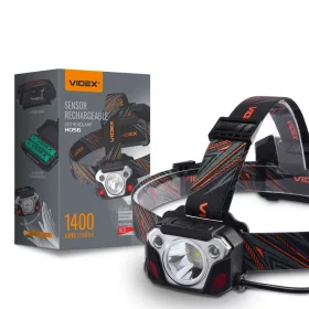   VIDEX LED fejlámpa cserélhető akkumulátorral 1400lm 6500K