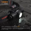 VIDEX LED fejlámpa levehető fejjel 1200lm 5000K