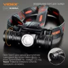 VIDEX LED fejlámpa levehető fejjel 1200lm 5000K
