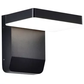   Kültéri LED lámpa, téglalap alakú, fekete 17W meleg fehér