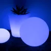 Világító Kerti Díszgömb Akkumulátorral, RGB, 30 cm, Távirányítós