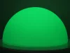 Félgömb világító kerti dekoráció, RGB, akkumulátorral, távirányítóval, 50cm