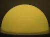 Félgömb világító kerti dekoráció, RGB, akkumulátorral, távirányítóval, 50cm