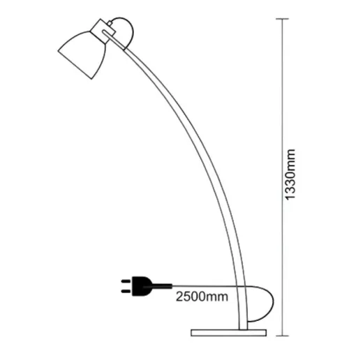 Kőrisfa állólámpa E27 130cm