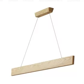   Függesztett design fa lámpa 22W 1700lm 120cm természetes fehér fény