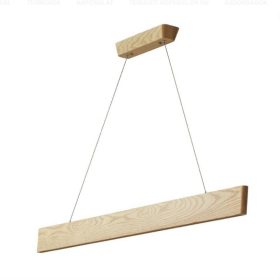   Függesztett design fa lámpa 26W 2000lm 150cm természetes fehér fény