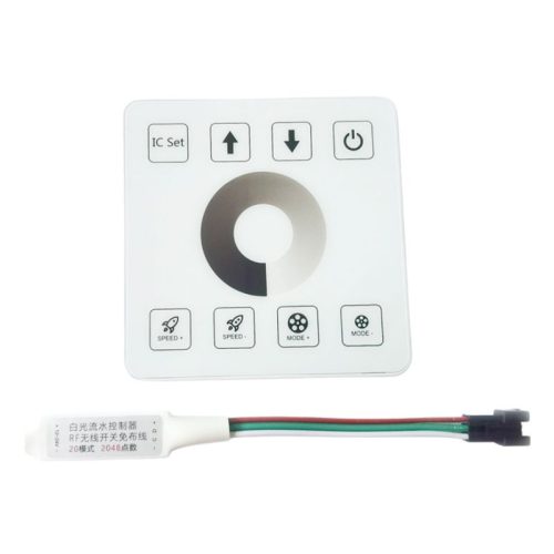 Digitális LED szalag vezérlő + fali kapcsoló 28 programmal