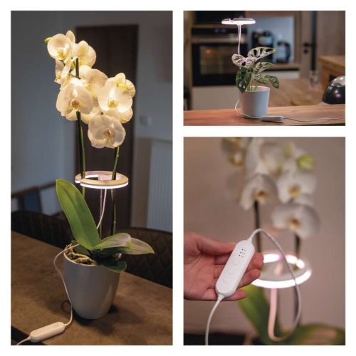 EMOS 39 LED-es teljes spektrumú növénynevelő lámpa időzítővel