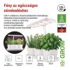 EMOS komplett növénynevelő szett 30 LED-es lámpával és 3 darab ültetőládával