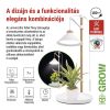 EMOS 21 LED-es elegáns dizájn növénynevelő lámpa beépített időzítővel
