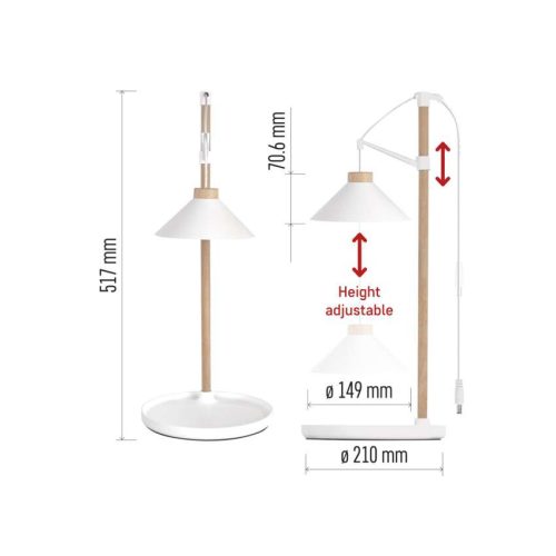 EMOS 21 LED-es elegáns dizájn növénynevelő lámpa beépített időzítővel