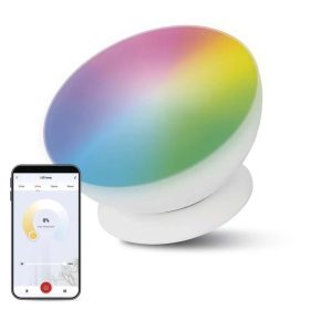 EMOS GoSmart WiFi okos LED hangulatlámpa, RGB színváltó és állítható fehér fénnyel, telefonos applikációval vezérelve